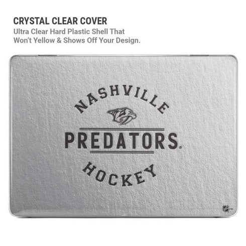 NHL Nashville Predators Black Text MacBook Cases